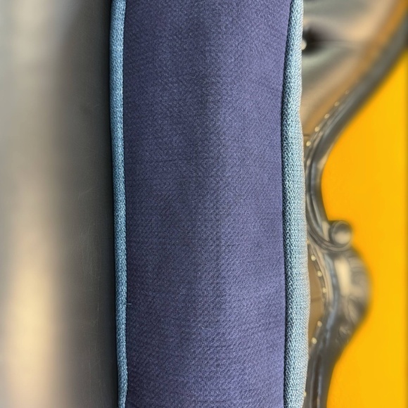 CHANEL Denim Deauville Logo Shopping Chain Tote Large Bag & Card - Picture 6 of 13